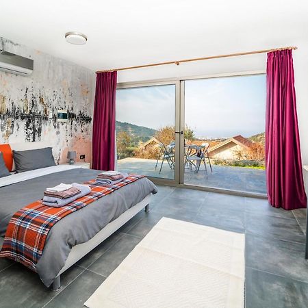 Chardonnay Guest Studio Rooms With Great View For Nature Lovers 凯里尼亚 外观 照片