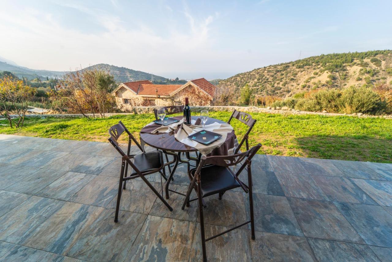Chardonnay Guest Studio Rooms With Great View For Nature Lovers 凯里尼亚 外观 照片